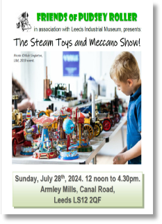 Steam Toys and Meccano Show, July 2024.